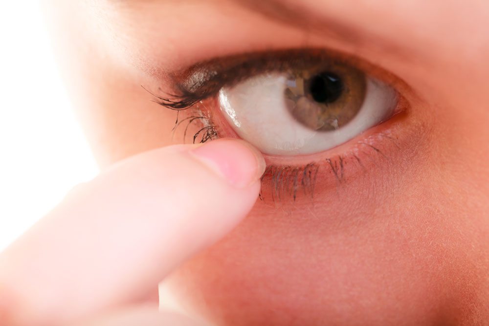 Eye up close